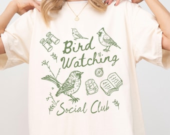 Funny Bird Watching Shirt: Comfort Colors Birder Gift