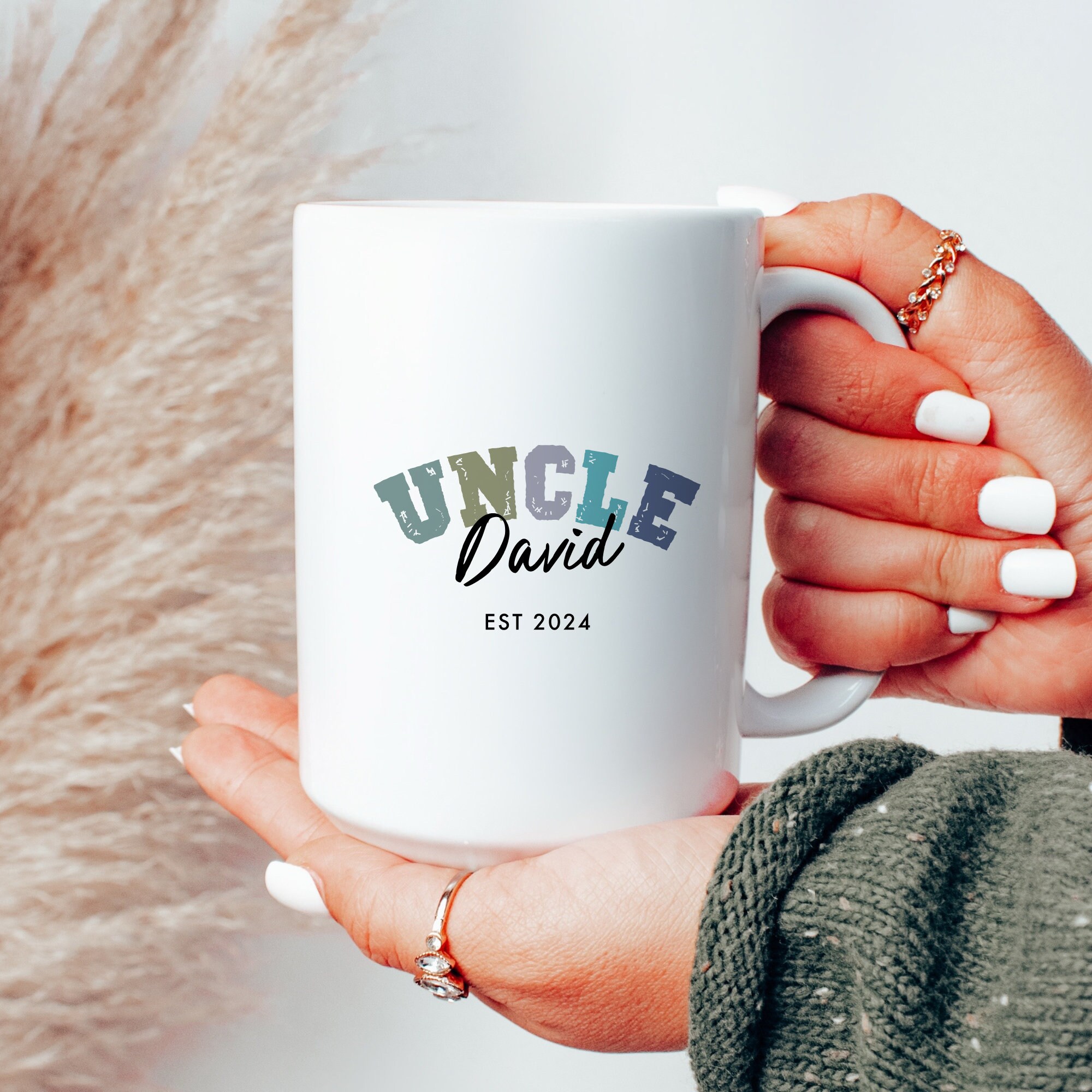 Custom Pregnancy Reveal Mug for New Aunt and Uncle, Aunt and Uncle ...