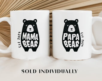 Custom Mama Bear Mug: New Parent Gift