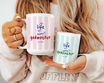 Personalized Godparent Proposal Mugs: Pregnancy Announcement Godparent gift, Godmother Proposal Gift, Godfather proposal Mugs