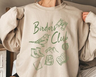 Funny Bird Watching Sweatshirt: Comfort Colors Birder Gift