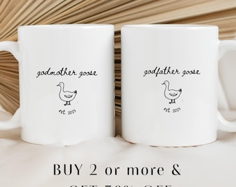 Personalized Godparent Proposal Mugs: Pregnancy Announcement Godparent gift, Godmother Proposal Gift, Godfather proposal Mugs