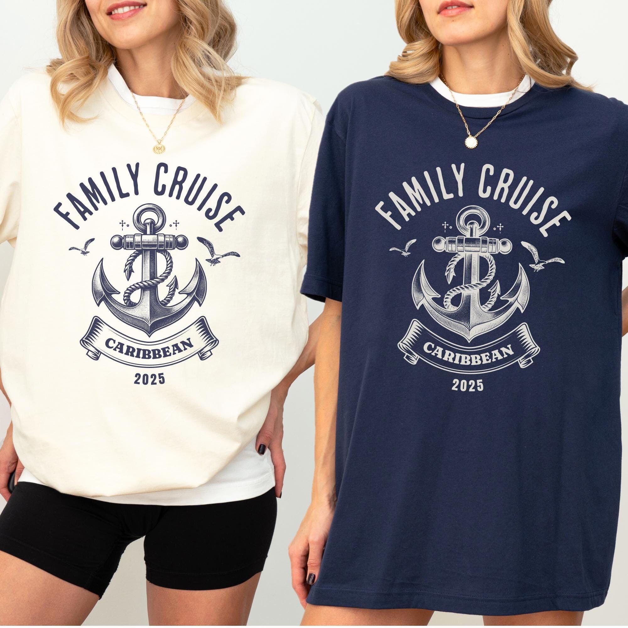 Personalized Cruise Squad 2025, Caribbean Cruise Matching Shirts, Custom Family Cruise Squad Group Shirt, Custom Family Cruise Crew Shirts