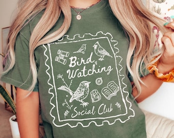 Bird Watching Shirts and Sweatshirt: Cute Bird Lover Gift, Birders Club Gift