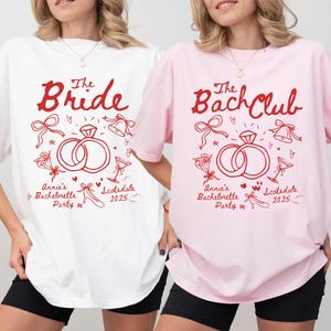 Benutzerdefinierte Bachelorette Party Shirt, Braut zu sein, Comfort Colors Shirts, zukünftige Braut Shirt, Luxus Bachelorette Geschenke, Brautparty Shirt