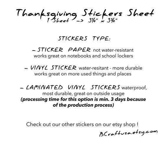 Extremely Durable Premium Laminated Stickers