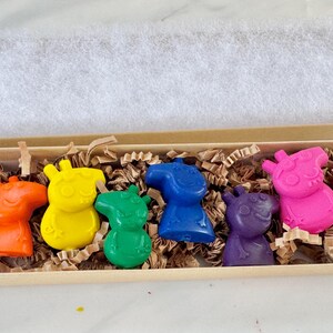 Peppa Pig Crayon Kids Party Favors Pig Birthday Goodie Bag Fillers Creative Sensory Play Gift Set image 6