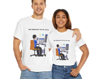 Ropa, regalo para nerds, regalo para geeks, ingenieros de software, humor informático, regalo para desarrolladores, ingeniero de software, codificador, desarrollador, camisa, programador