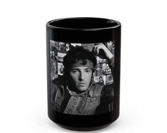 Bruce Springsteen Black Mug (15oz)