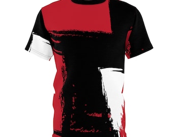 Abstract Red T-shirt