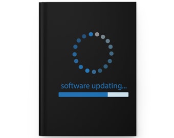 Software Updating Hardcover Journal