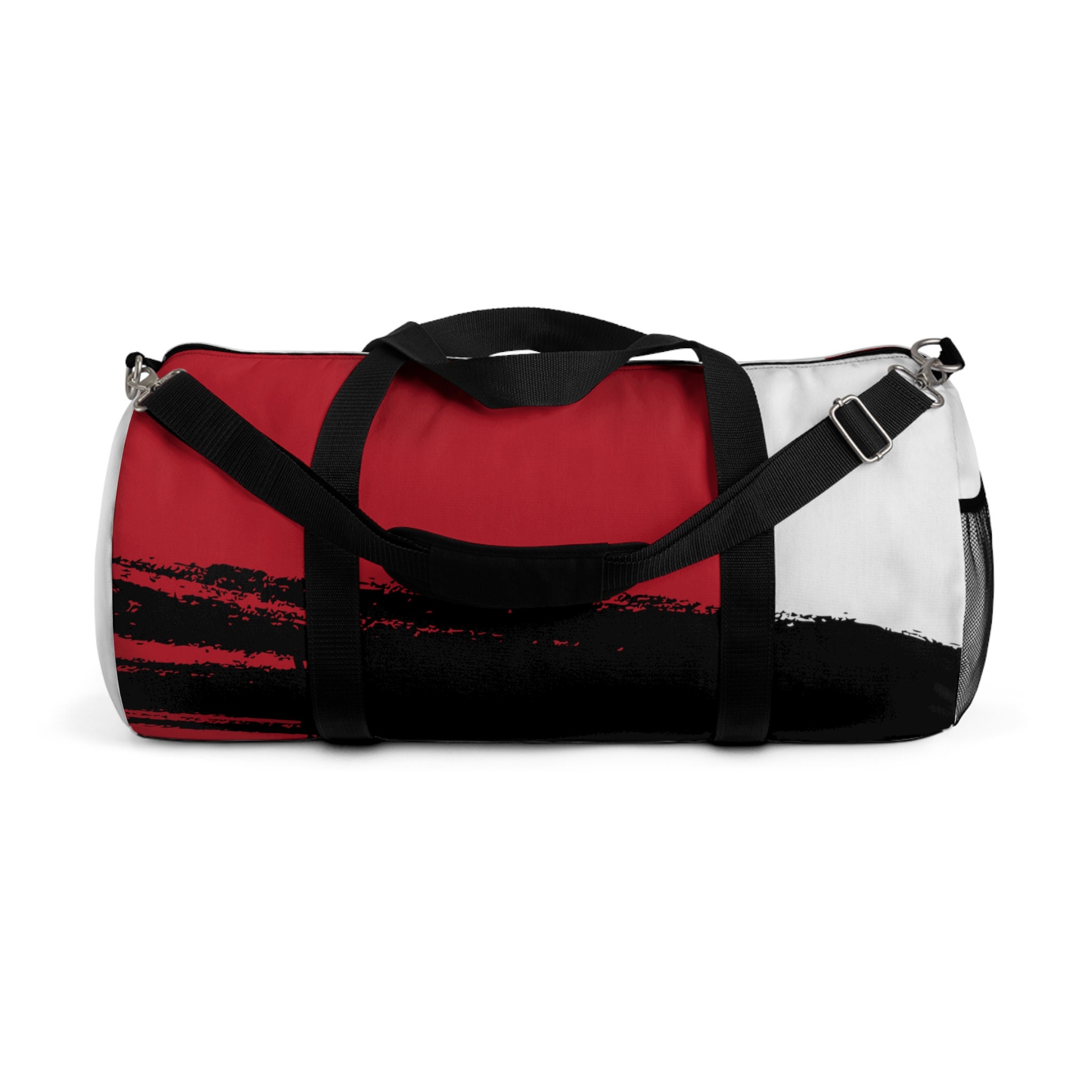 Abstract Red Duffel Bag