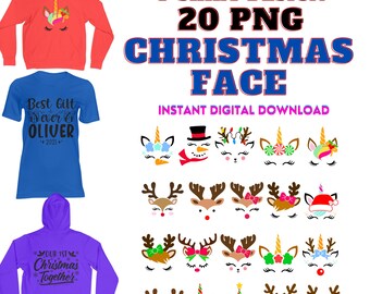 Weihnachten Gesicht SVG, 95 Dateien, Rentier Bundle, Rentier, Rentier, Rentier, Rentier, Rentier, Rentier, Rentier