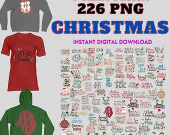 Kerst-SVG-megabundel: T-shirtontwerpen (digitale download)