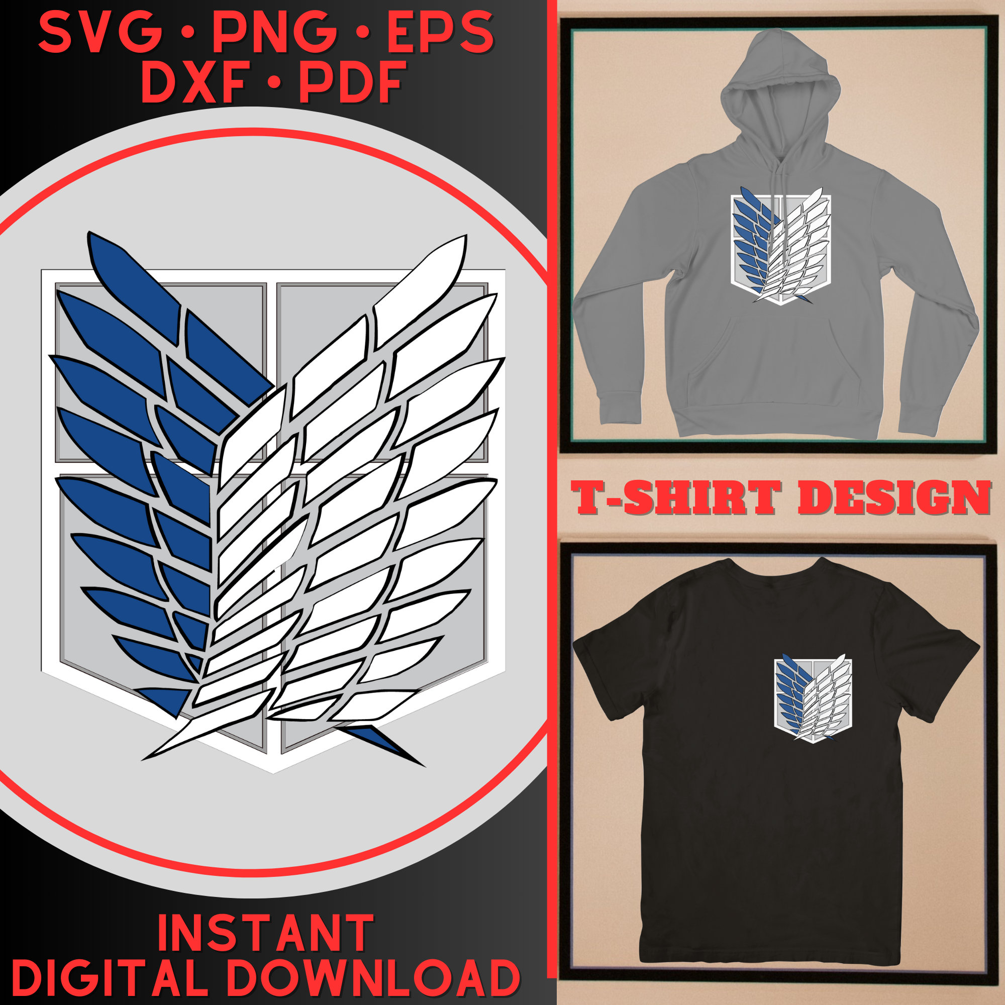 Attack on titan png - Etsy België, image size:2000x2000