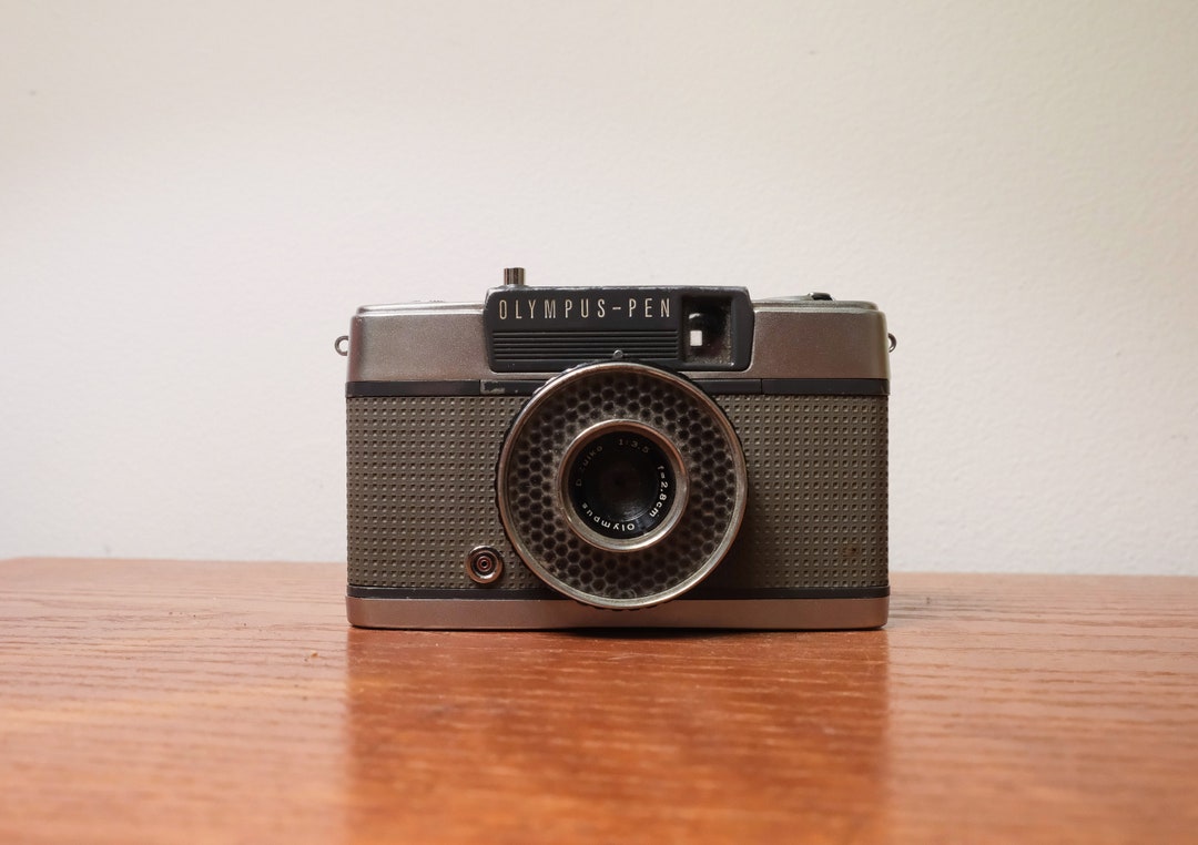 1966 Olympus Pen Film Camera With External Flash Etsy