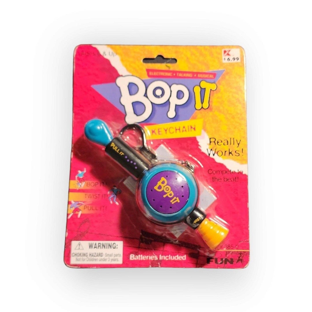 Vintage 2000 Bop It Mini Key Chain Pocket Hand Held Keychain Etsy
