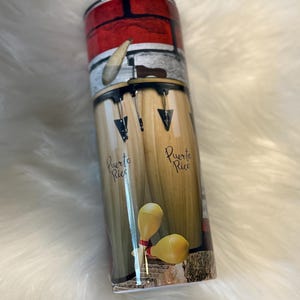 Puerto Rico conga tumbler