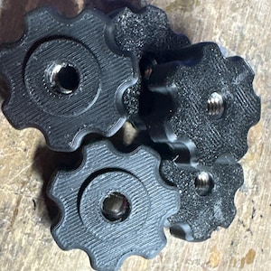 1/4-20 Plastic Knob / thumb screw for CNC hold down Clamps