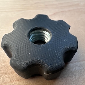 3/8" -16  Flat Plastic Knob / thumb screw