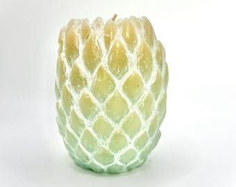 Vela decorativa verde menta