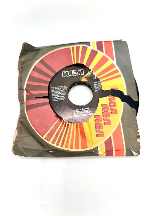 1970年代 エルヴィス ビニールレコード 7枚セット 45 RPM 7インチ
