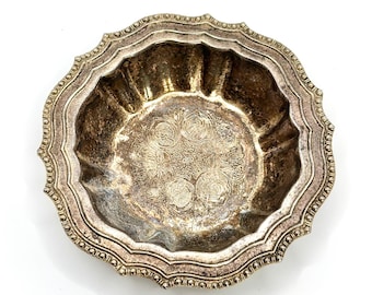 Plato HMC plateado italiano vintage de Avon