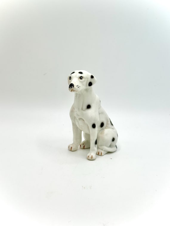 ヴィンテージ ボーンチャイナ ダルメシアン犬置物 - Etsy 日本