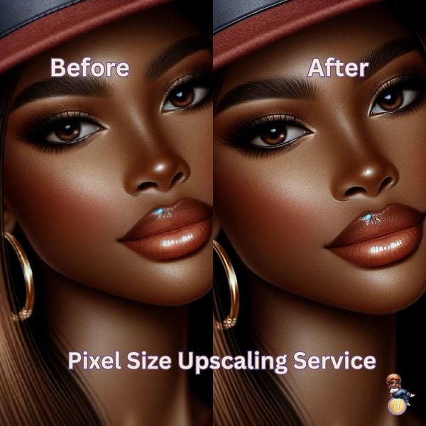 Elevate Your Artwork | AI Art Upscaling Service | We Will Increase the Pixel Size | Up to 25 Images Per Order | Done For You