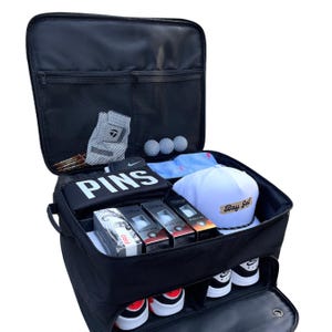 BG1 Golf Trunk Organizer Water-Resistant Car Accessory Bag Fits 2 Pairs of Shoes with Ventilation Durable Storage for all your gear!