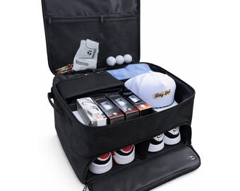 BG1 Golf Trunk Organizer Water-Resistant Car Accessory Bag Fits 2 Pairs of Shoes with Ventilation