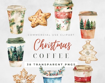 Christmas Coffee Cup Clipart