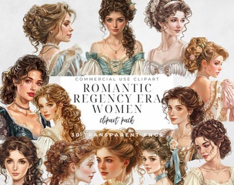 Regency Era Clipart Regency Clipart Victorian Clipart Pride And Prejudice Romantic Clipart Regency Era Wedding Jane Austen Clipart