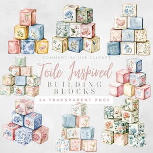 Holzspielzeug Clipart Toile Baby Clipart Toile De Jouy Baby Shower Clipart Rosa Babyspielzeug Clipart Spielzeug Blocks Clipart Kinderzimmer Clipart