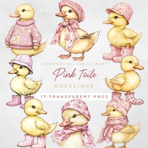 Lucky Duck Clipart Pink Toile Clipart Vintage Duck Clipart Cute Ducks Clipart Yellow Duck Clipart Baby Shower Clipart Duck Yellow Duck Png