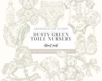 Toile de Jouy Clipart Azul Toile Clipart Chinoiserie png svg Francés Toil de Jouy Vivero Clipart Baby Shower Clipart Bebé Niño Juguete Clipart