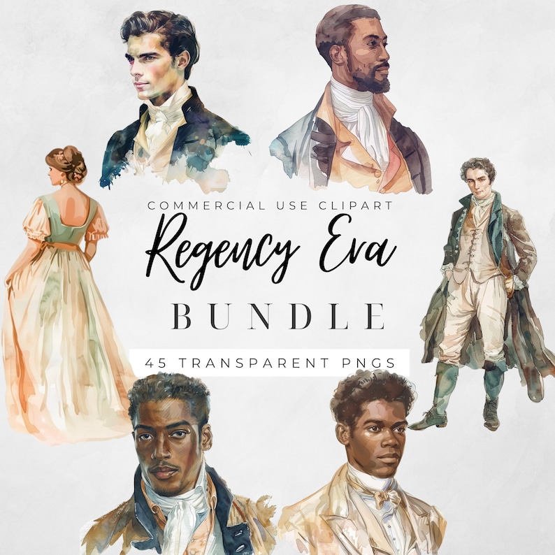 Regency Poses Regency Era Clipart Regency Clipart Victorian Clipart Pride and ...