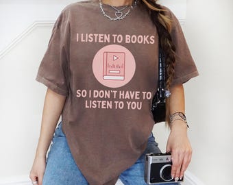 Audiobook Shirt Audiobook Enthusiast Audiobook Girlie Audiobook Lover Audio Books Gift Audio Books Shirt Audio Bookworm Booktok Book Smut