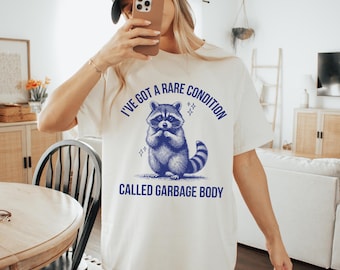 Camiseta de cuerpo de basura con enfermedad crónica, camisetas Spoonie que se endurecen, camiseta extrañamente específica, síndrome POTS, eds, SOP, fibromialgia, lupus, endometriosis