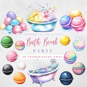 Badebombe Clipart, Badebombe Png Badeblasen Clipart, Spa Clipart, Badebombe Geschenk Set, Badebombe Gunst Tags, Badebombe Geburtstagseinladung