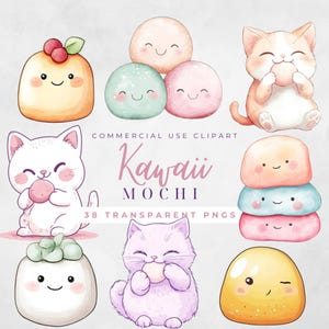 Mochi Clipart Cibo Giapponese Png Cibo Kawaii Clipart Gatto Carino Png Dessert Giappone Mochi Kawaii Gatto Clipart