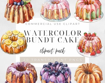 Bundt Cake Clipart Hornear Clipart Cocina Clipart Cocina Clipart Acuarela Clipart Hogar Panadería Clipart Pastel Clipart Acuarela Panadería