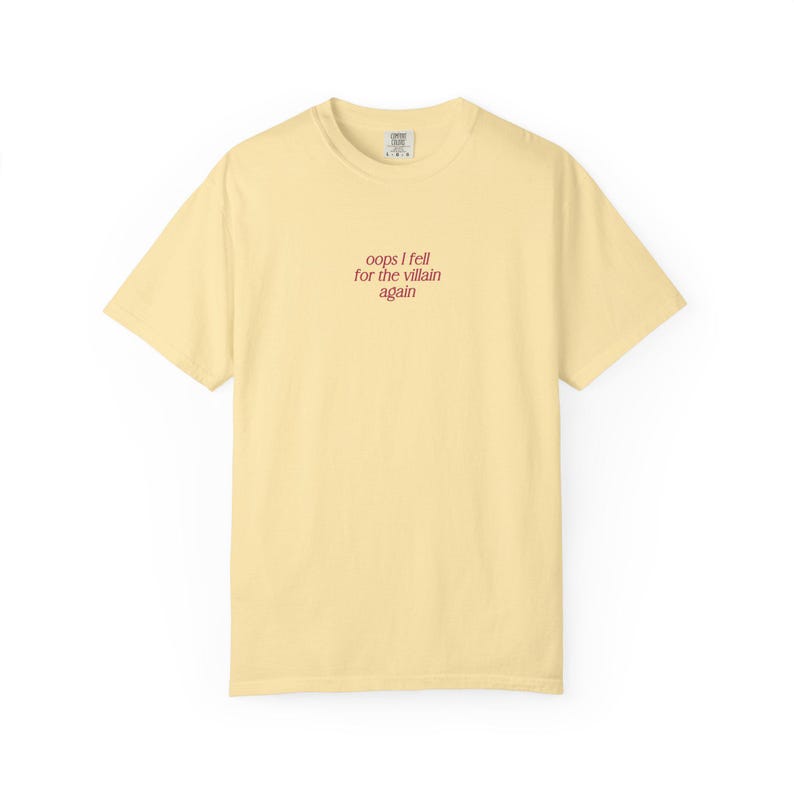 Fell For the Villain In My Villain Era Shirt Romance Book Merch Romantasy Merch Villain Lover Dark Romance Reader Morally Grey T Shirt Banana