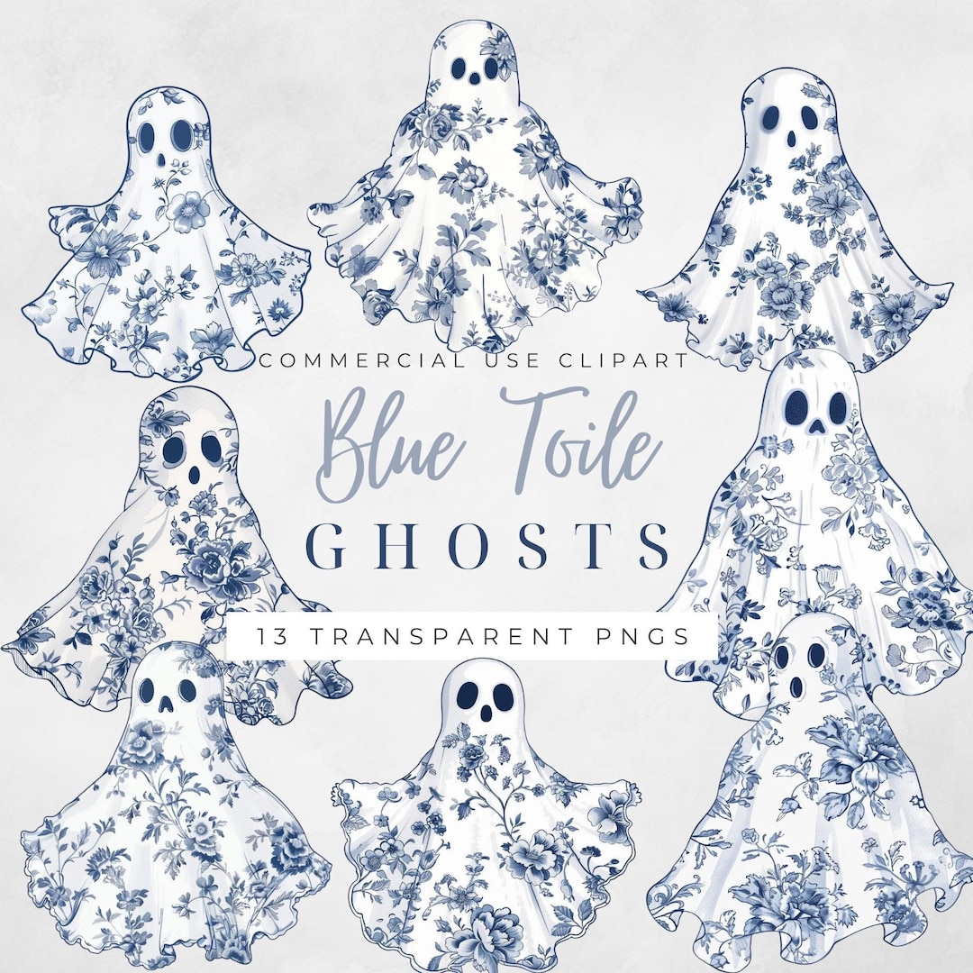 Cute Ghost Bestie Friends Until We Die Toile De Jouy Pattern Personalized Circle Ceramic Ornament P214100