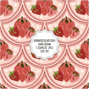 Strawberry Lace Coquette Bows Pattern Grandmillenial Seamless Strawberry Seamless Coquette Seamless Valentines Seamless Coquette Cherry Bows