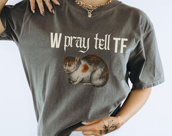 Medeival Shirt Castlecore Shirt Shirts That Go Hard Cursed Shirt Oddly Specific Weirdcore Stupid Shirt Funny Cat Meme Offensive T Shirts