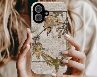Junk Phone Case Romantic Academia Collage Phone Case Iphone 13 Mini Iphone 12 Mini Junk Case Junk Cottagecore Phone Case Librariancore
