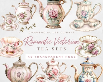 Imágenes prediseñadas de tetera victoriana Imágenes prediseñadas de la hora del té antigua Imágenes prediseñadas de la tienda de té Imágenes prediseñadas de té de frutas Imágenes prediseñadas de la fiesta del té Imágenes prediseñadas victorianas Imágenes prediseñadas de la taza de té de la época de la regencia