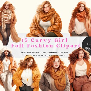 Curvy Girl Clipart Mejor Amigo Clipart Mejores Amigos Clipart Chica Jefe svg Moda Chica Clipart Glam Clipart Belleza Clipart Uso Comercial