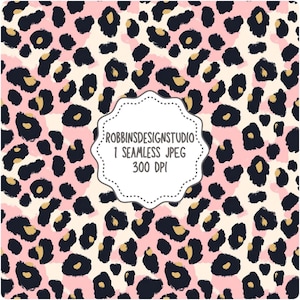 Papel digital con estampado de leopardo rosa sin costuras, estampado de leopardo rosa con purpurina, estampado de leopardo monocromático sin costuras, estampado de leopardo rosa, estampado animal sin costuras para San Valentín